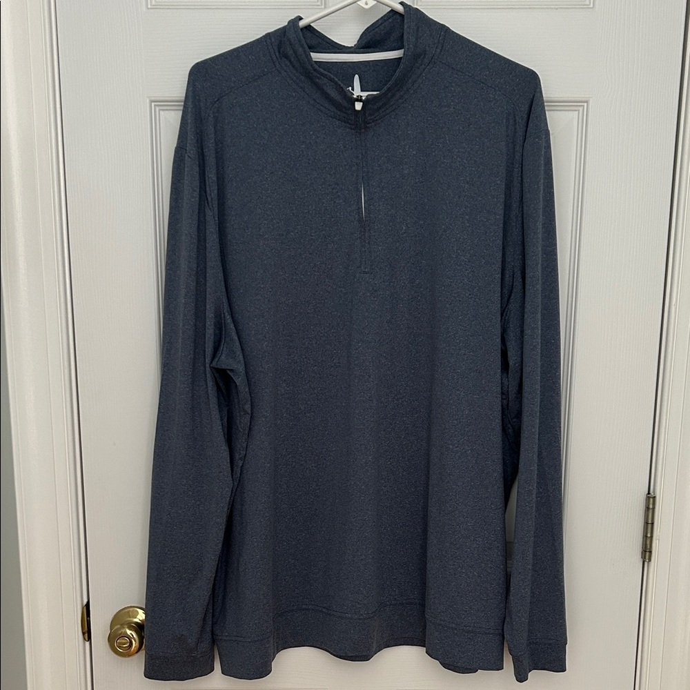 johnnie-O Charcoal Quarter-Zip Pullover